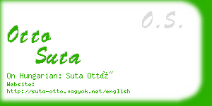 otto suta business card